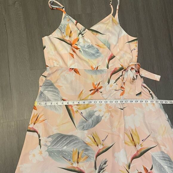 Show Me Your MuMu Mariah Wrap Gown in Paradise Tropical Floral Size XXXL 3X - Picture 11 of 12